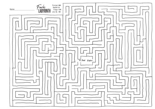 Vorschau: Labyrinth-Staffel 6 · A4-PDF