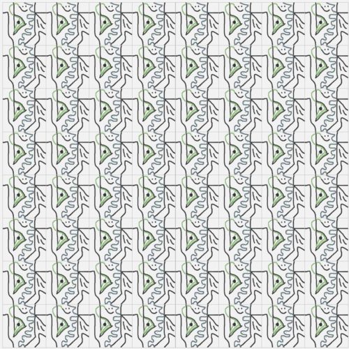 Ein mit dem Musterisierer erzeugtes Bild