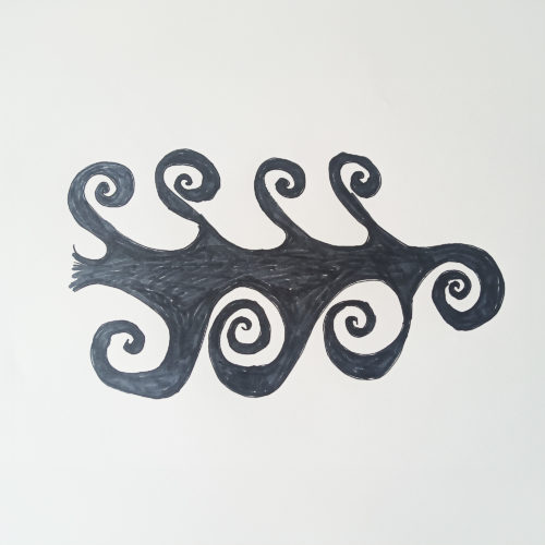 Gezeichnetes Kunstwerk