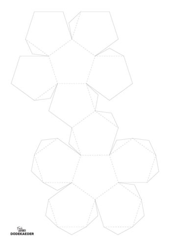 Vorschau: Druckvorlage Dodekaeder (PDF)