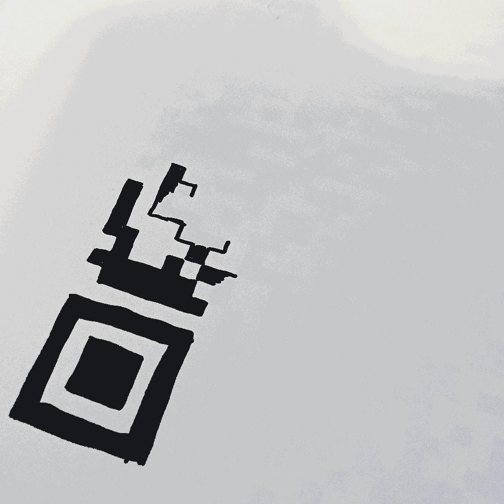 ein qr-code wird erstellt