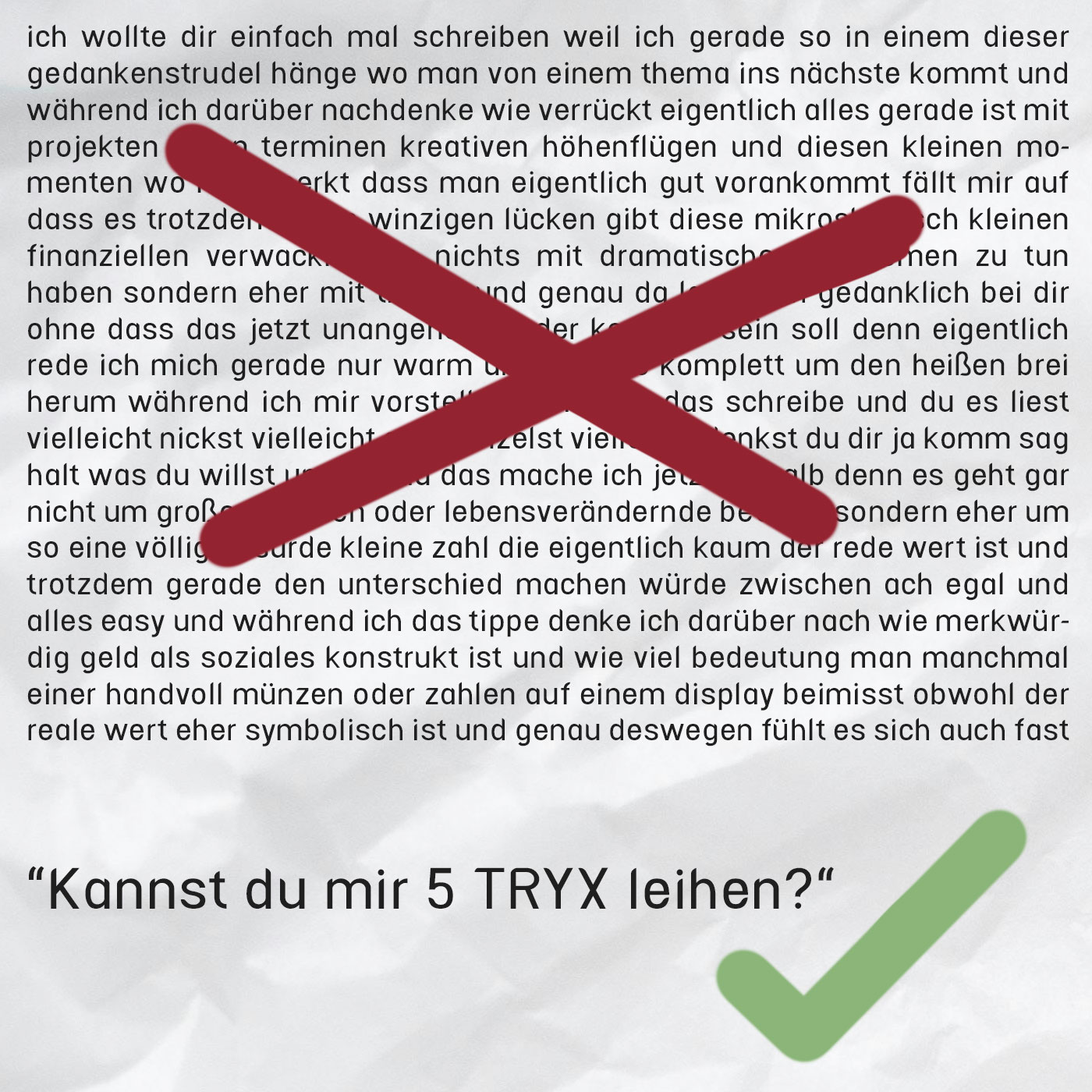 Ein Beispielbield für das kürzen eines Textes